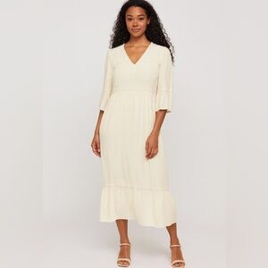 Knox Rose Cream‎ Midi Dress
